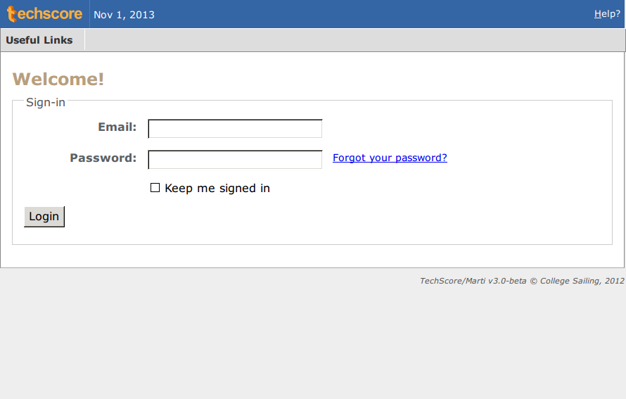 [Normal login form]